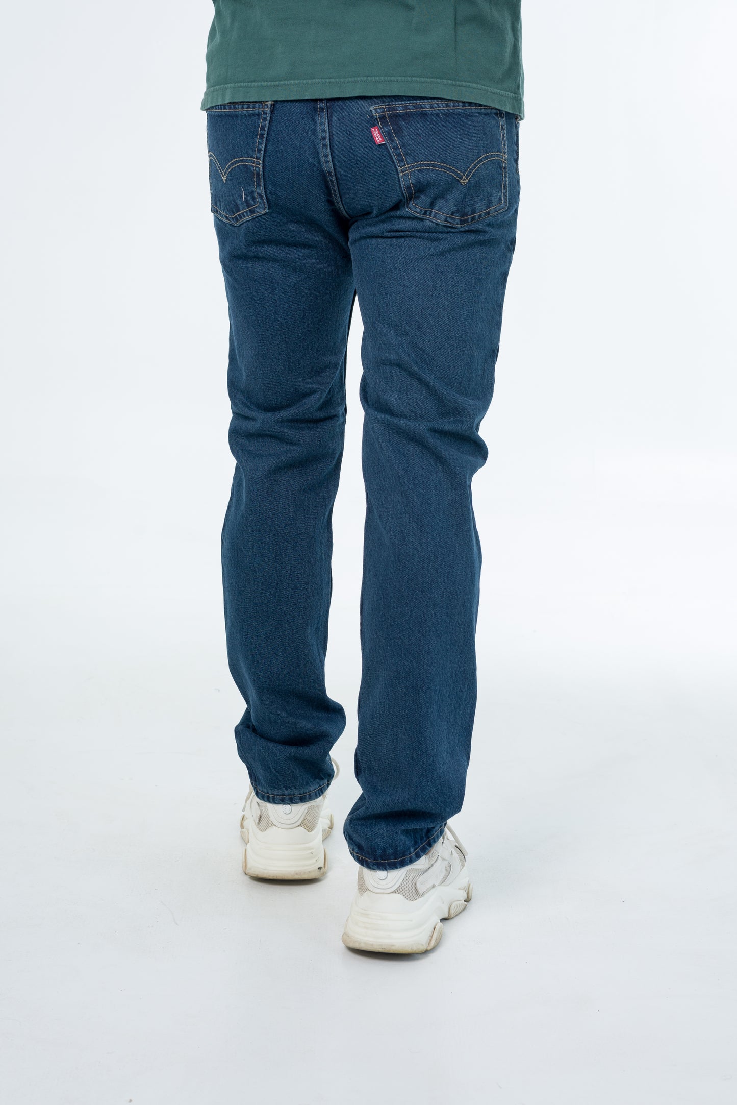 Straight Leg Recto 2510 Tela 14oz Petroleo deslavado