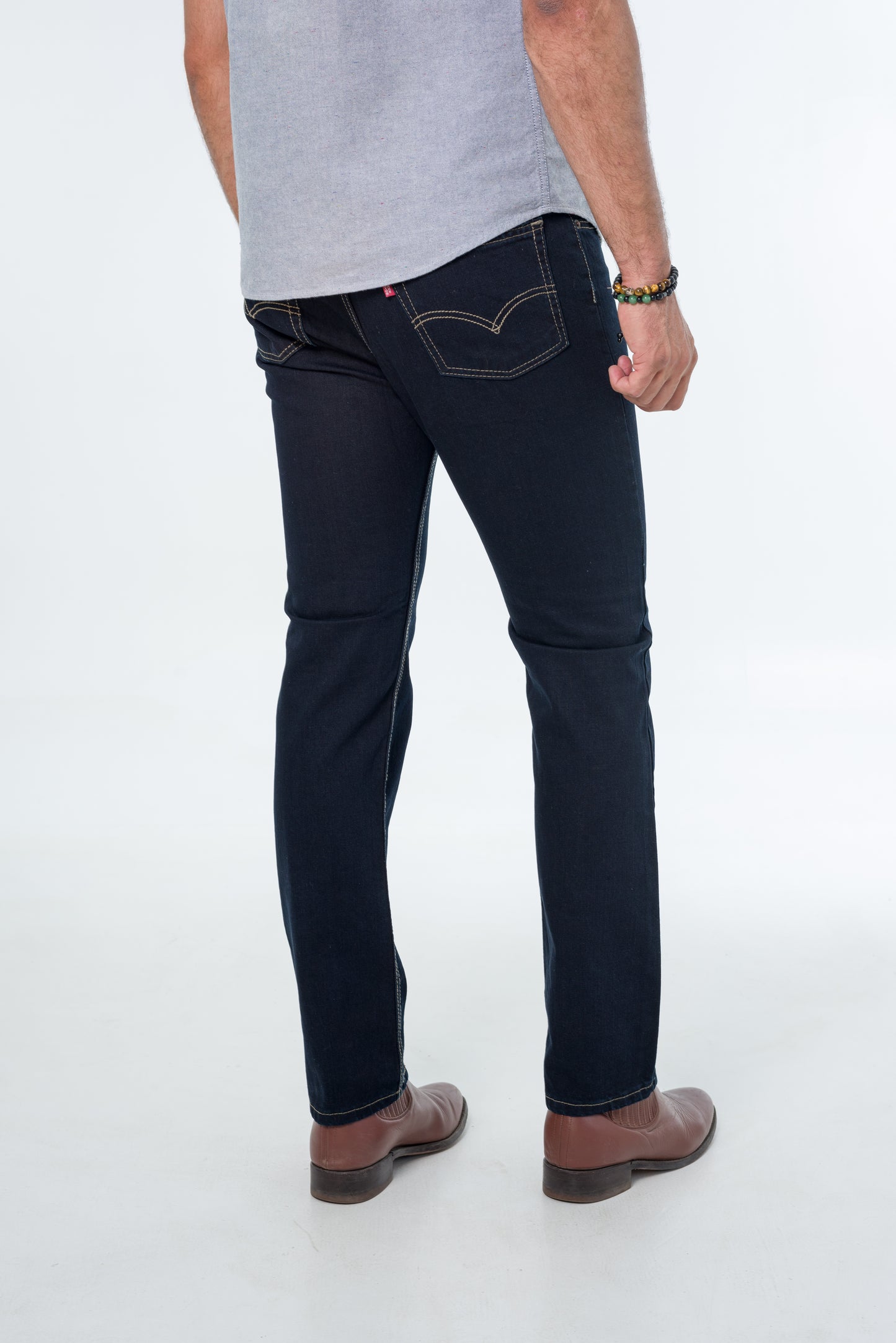 Straight Leg Recto 2510 Tela 14oz Petroleo