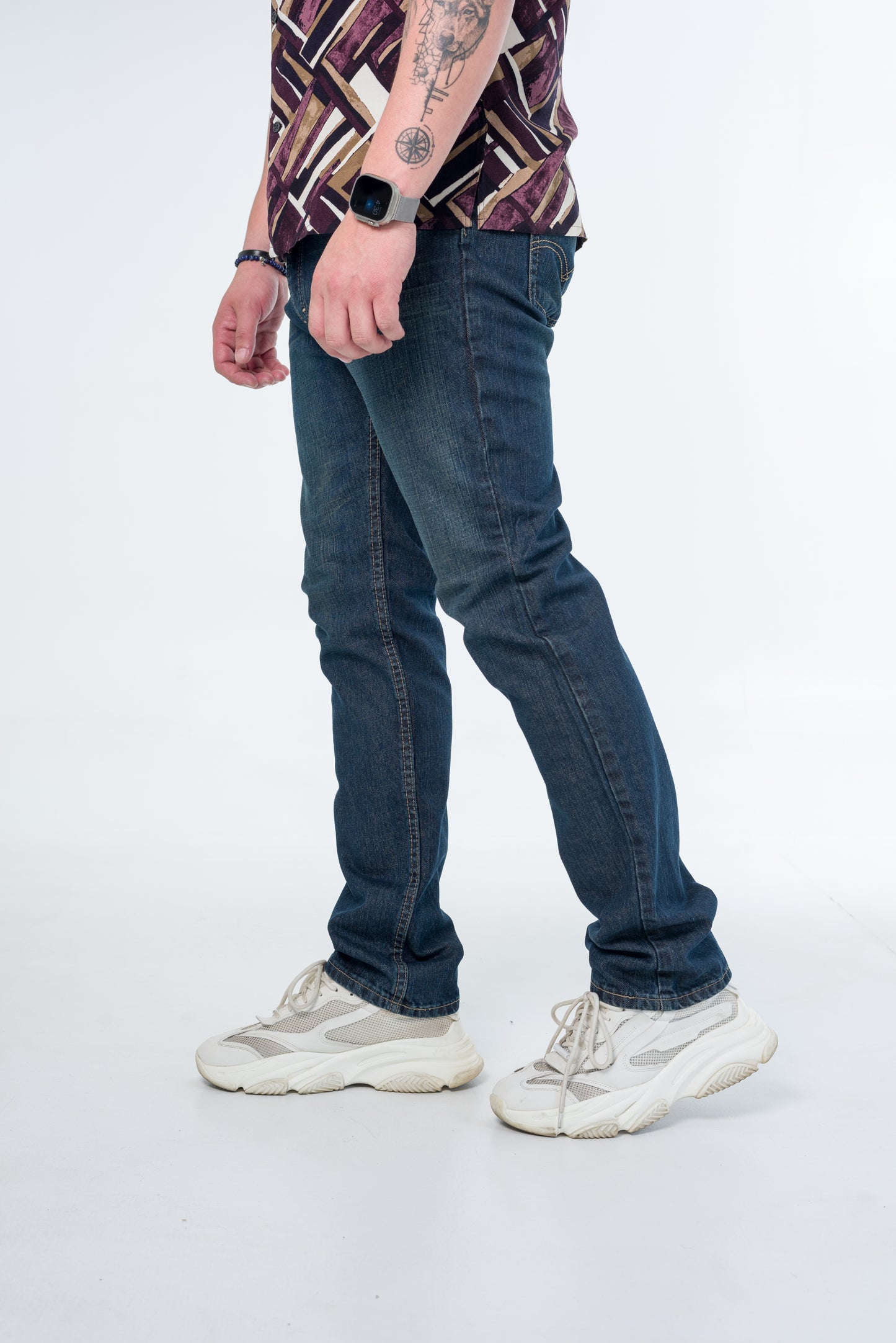 Straight Leg Washed Out 2510 Recto Dty verde