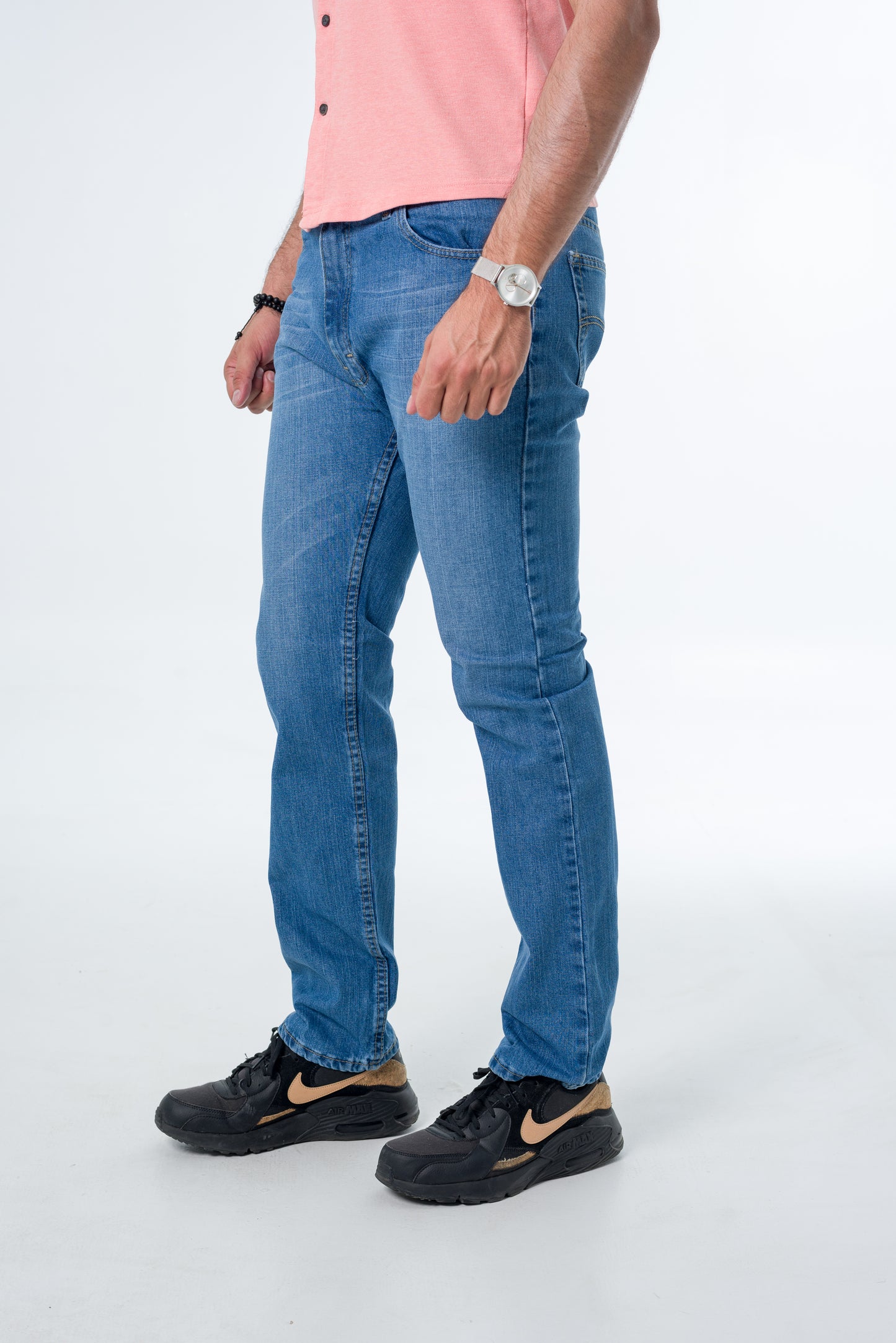 Straight Leg Washed Out 2510 Recto Azul cielo