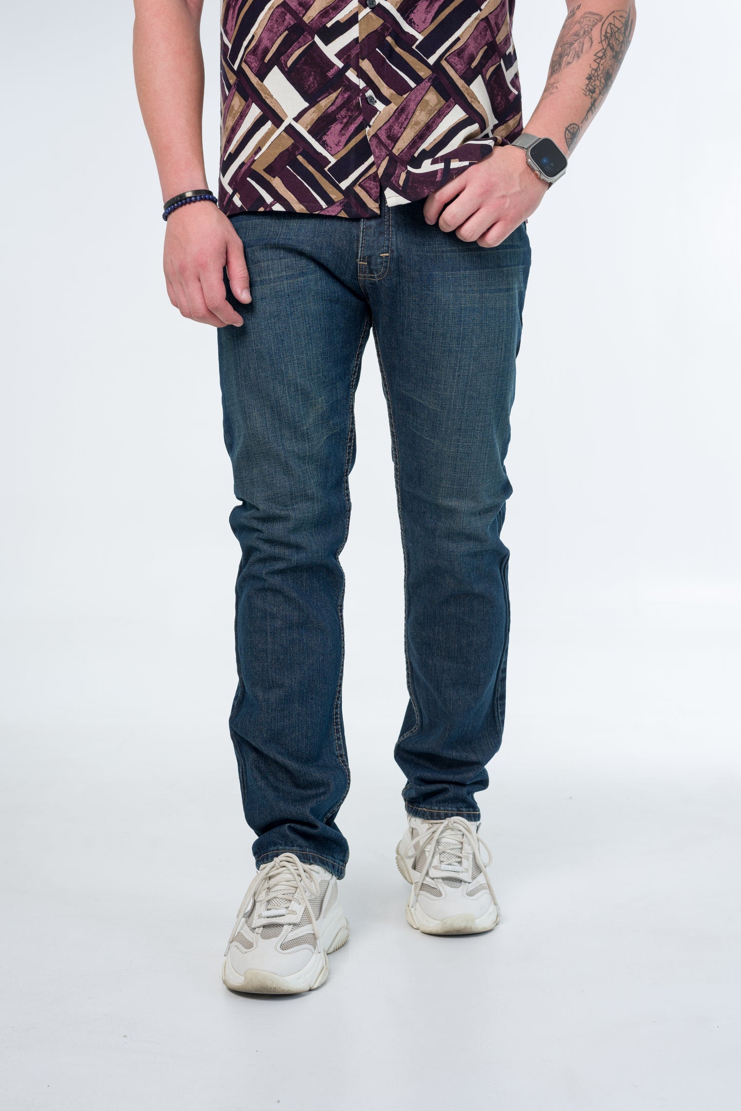 Straight Leg Washed Out 2510 Recto Dty verde