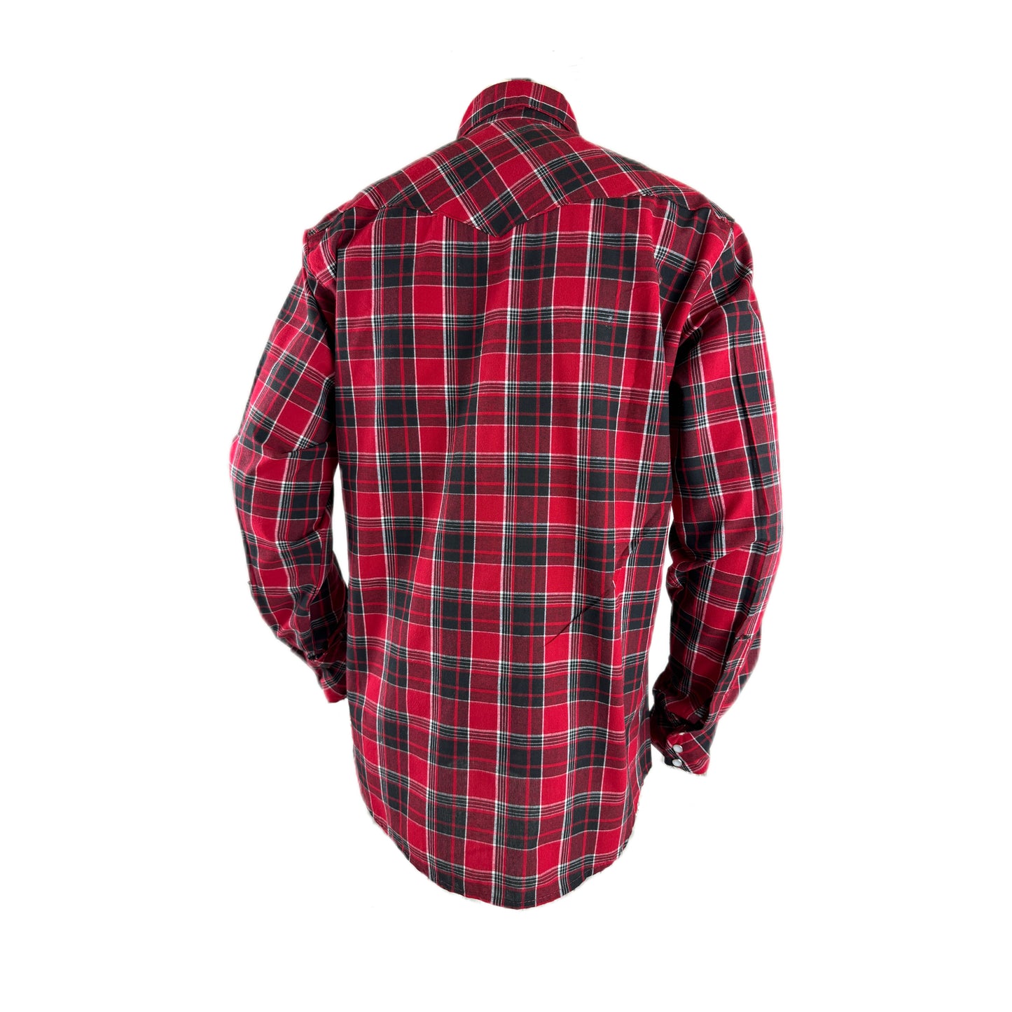 Camisa cuadros chicos rojo