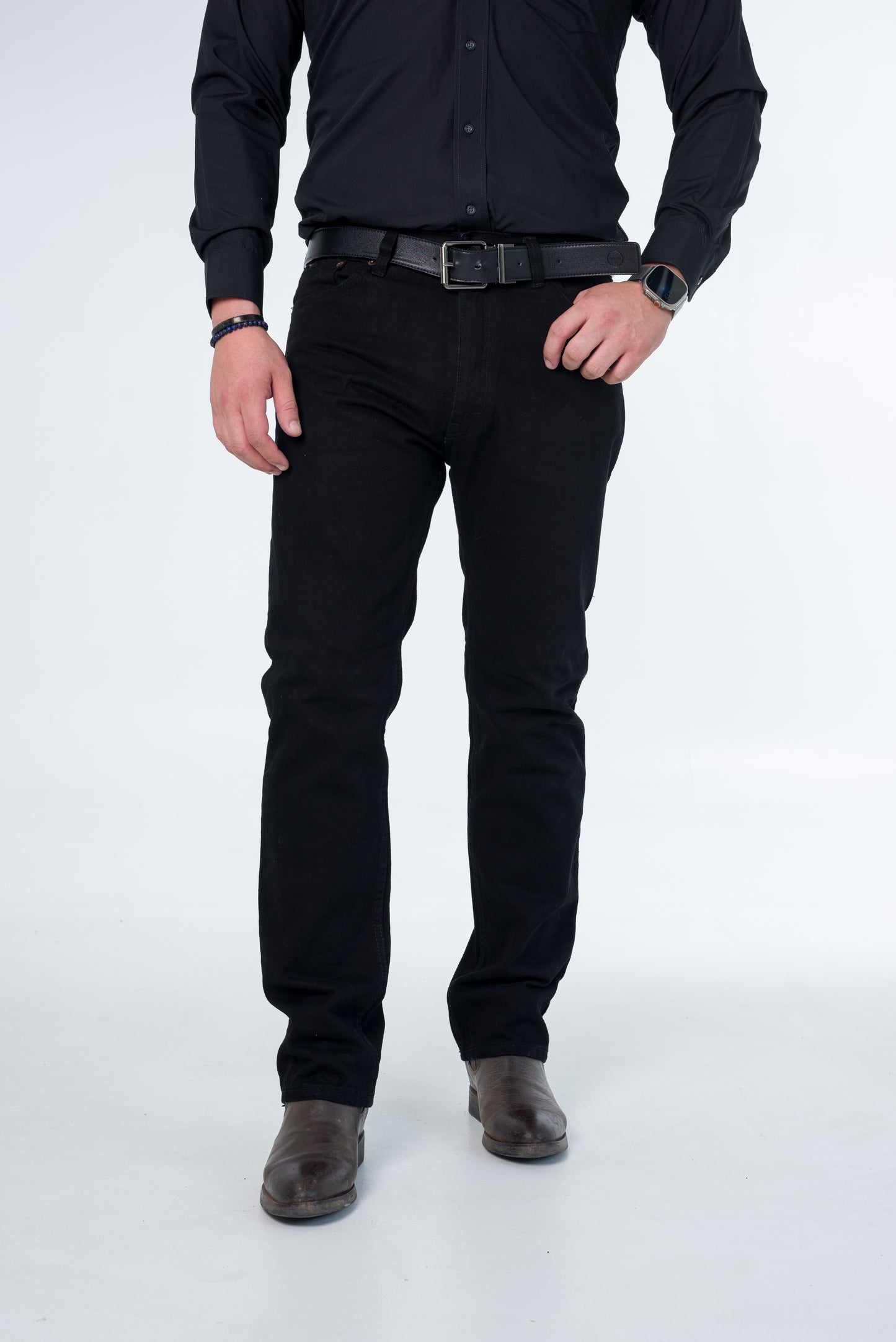 Straight Leg Recto 2510 Tela 14oz Negros Tallas 28-48