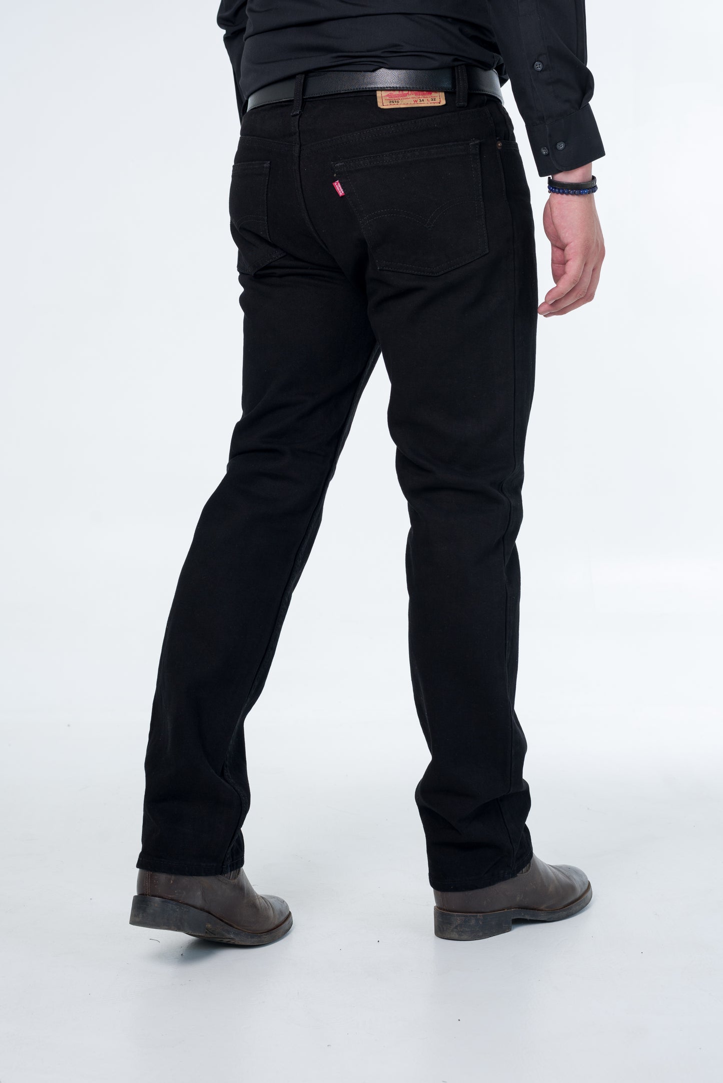 Straight Leg Recto 2510 Tela 14oz Negros Tallas 28-48