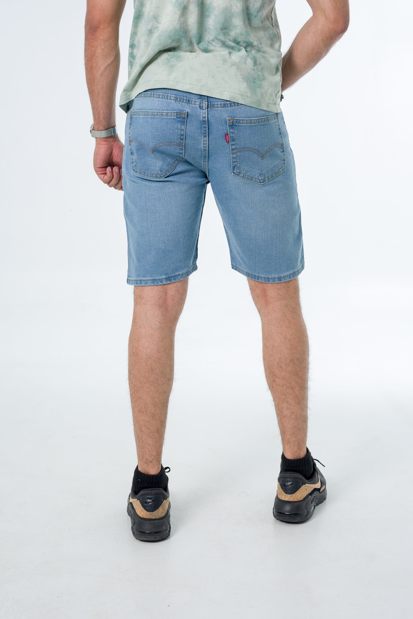Pastor Jeans Shorts Regular azul cielo