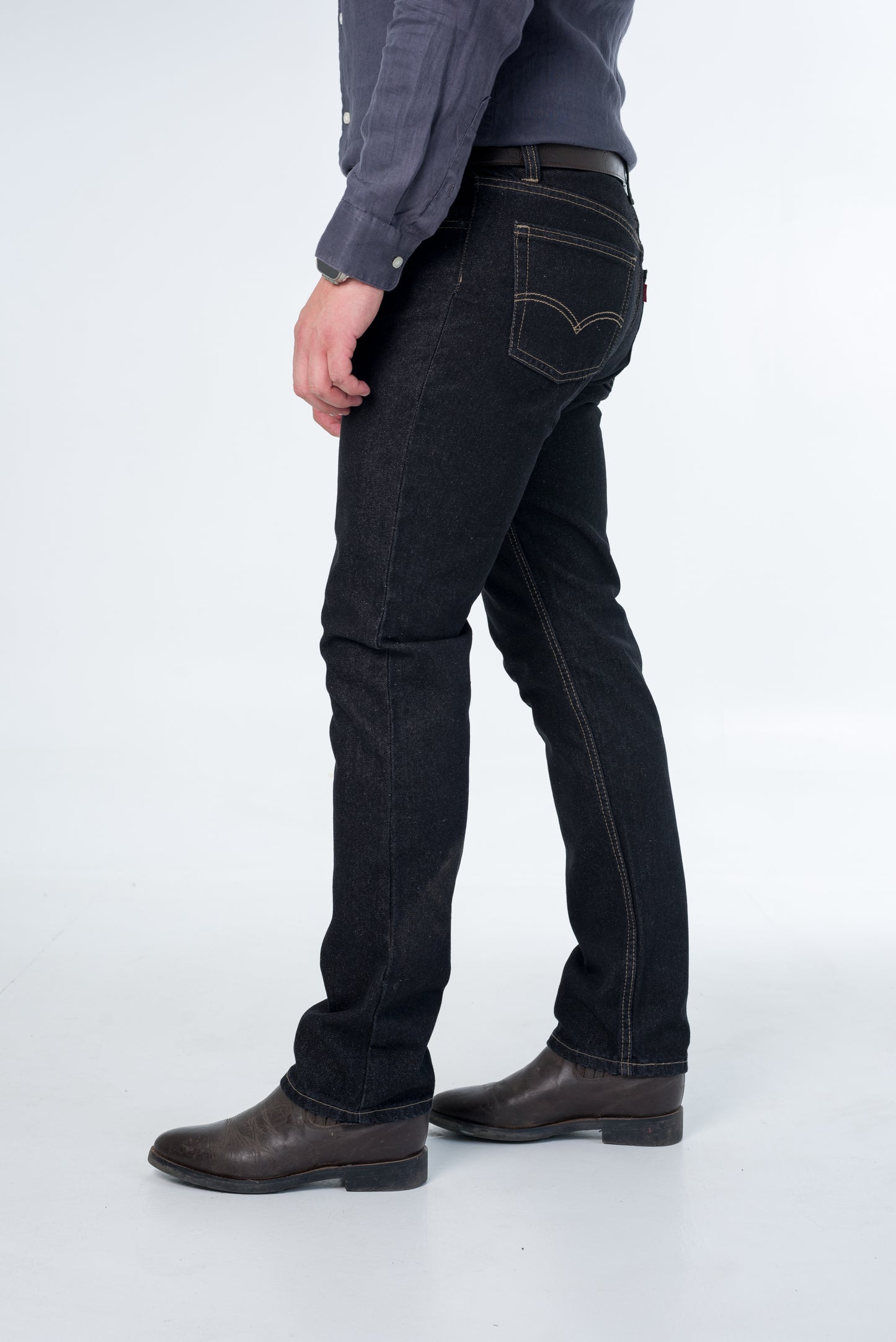 Straight Leg Recto 2510 Tela 14oz Negros Tallas 28-48