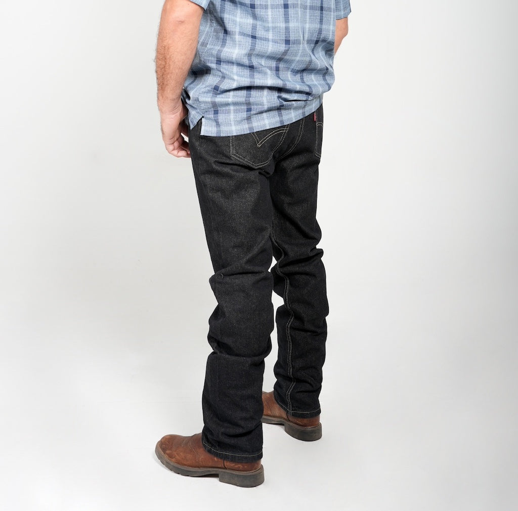 Straight Leg Recto 2510 Tela 14oz Negros Tallas 28-48