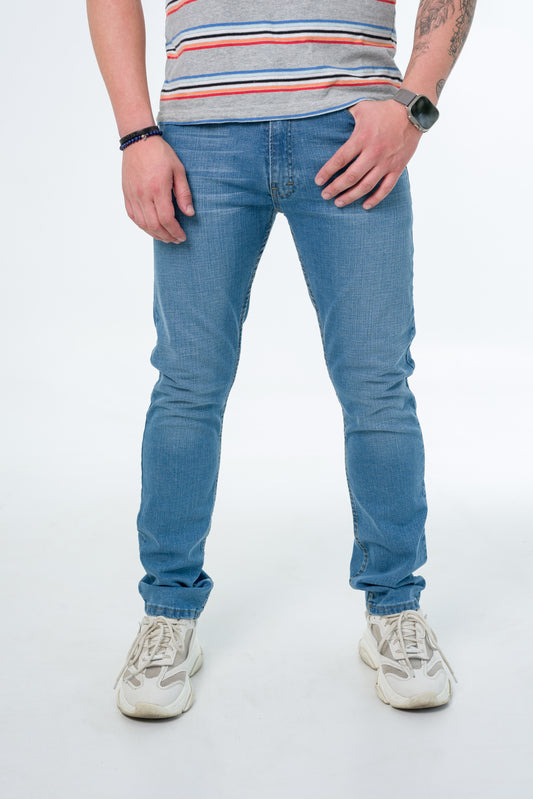 Pastor Jeans Slim 1% Strech Azul cielo