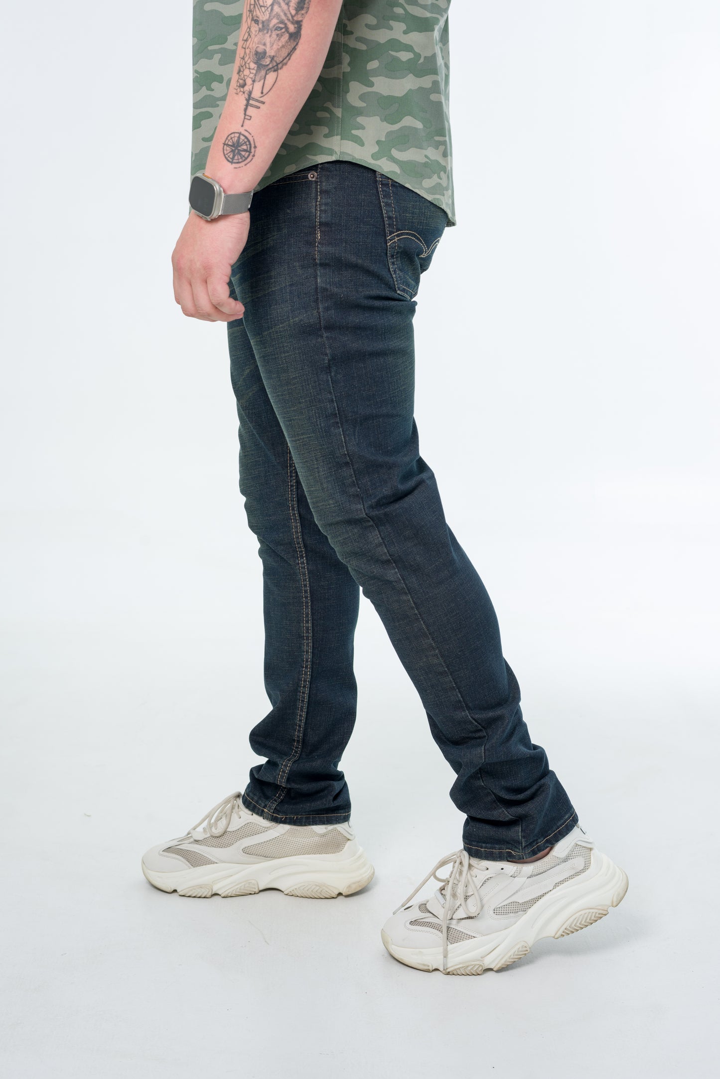 Pastor Jeans Slim 1% Strech Dty verde