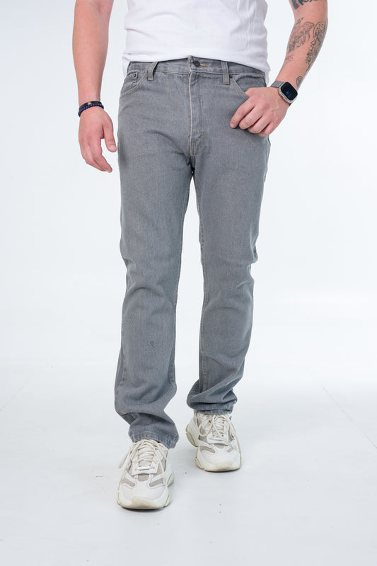 Straight Leg Recto 2510 Tela 14oz Gris Stone