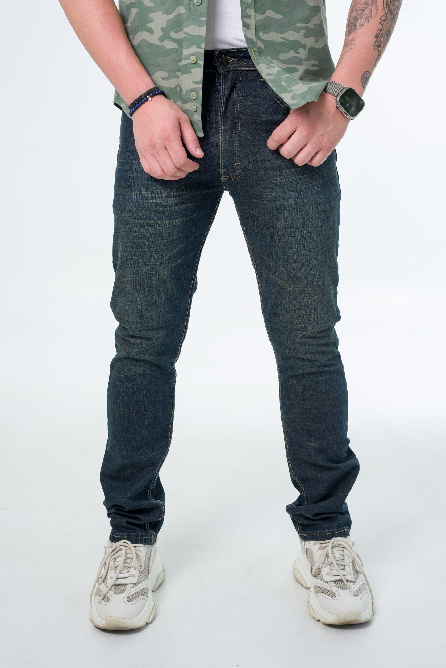 Pastor Jeans Slim 1% Strech Dty verde